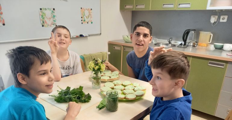 Zelený čtvrtek na dětském domově